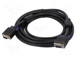 DELOCK Câble VGA D-Sub 15pin mâle/mâle 5m