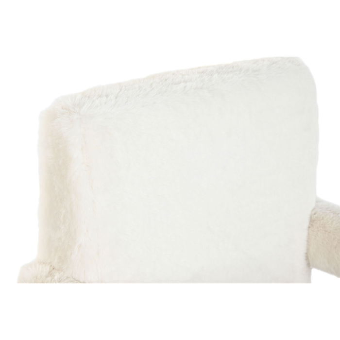 Siège Home ESPRIT Blanc Bois 54 x 64 x 86 cm