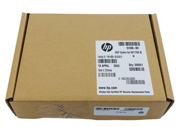 HP Ensemble de ventilateur système 12V pour ordinateurs de bureau et stations de travail