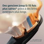 Philips HX9094/88 Têtes de brosse Sonicare A3 Premium All-in-One, Noir, Lot de 4
