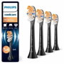 Philips HX9094/88 Têtes de brosse Sonicare A3 Premium All-in-One, Noir, Lot de 4