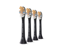 Philips HX9094/88 Têtes de brosse Sonicare A3 Premium All-in-One, Noir, Lot de 4