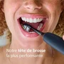 Philips HX9094/88 - Lot de 4 têtes de brosse électrique - Couleur noire - Pour adultes - Compatible brosses à dents Philips