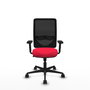 PIQUERAS Y CRESPO Chaise Zulema Synchro Rouge/Noir
