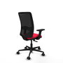 PIQUERAS Y CRESPO Chaise Zulema Synchro Rouge/Noir