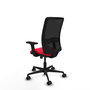 PIQUERAS Y CRESPO Chaise Zulema Synchro Rouge/Noir