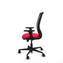 PIQUERAS Y CRESPO Chaise Zulema Synchro Rouge/Noir