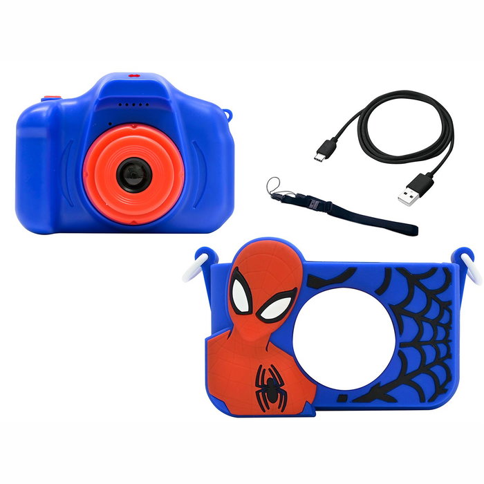 Lexibook Caméra pour Enfants Spider-Man - Captures Photo et Vidéo, Lecteur MP3, Jeux, Cadres Décoratifs et Coque de Protection Marvel (Réf. Dj078Sp) Lexibook Caméra pour Enfants Spider-Man - Captures Photo et Vidéo, Lecteur MP3, Jeux, Cadres Décoratifs et Coque de Protection Marvel (Réf. Dj078Sp)