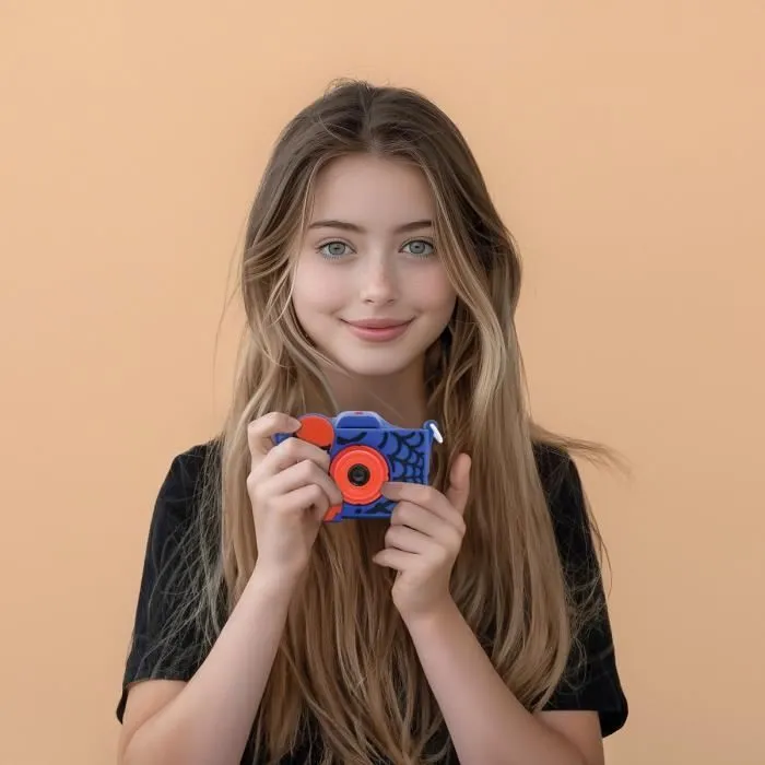 LEXIBOOK Appareil photo enfant Spiderman 4 en 1 avec protection et recharge USB-C - À partir de 3 ans - Carte mémoire incluse