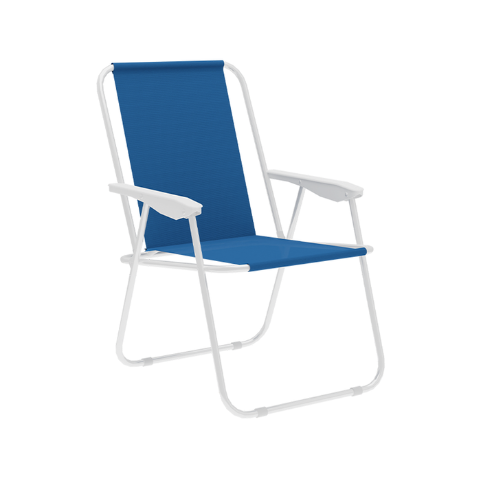 Marbueno Silla Plegable Azul Acero 59x51x75 cm Chaise Pliable Plage Piscine Camping 10169A Marbueno Silla Plegable Azul Acero 59x51x75 cm Chaise Pliable Plage Piscine Camping 10169A