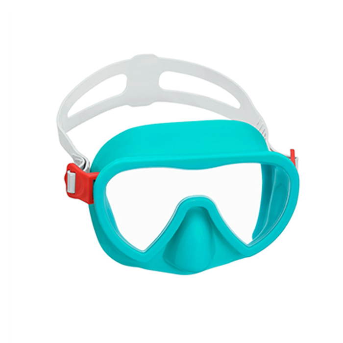 Bestway 22057 Masque de Plongée Enfant avec Sangle Anatomique Couleur Assortie +3 Ans Piscine et Plage