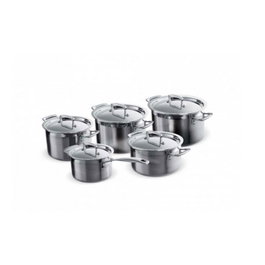 Le Creuset Set de casseroles 5 pièces en acier inoxydable 3-ply