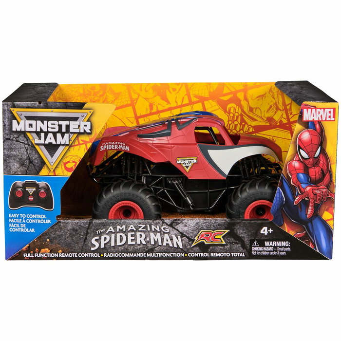 Spinmaster Spider-Man Monster Jam Véhicule radiocommandé 1:24 Spinmaster Spider-Man Monster Jam Véhicule radiocommandé 1:24