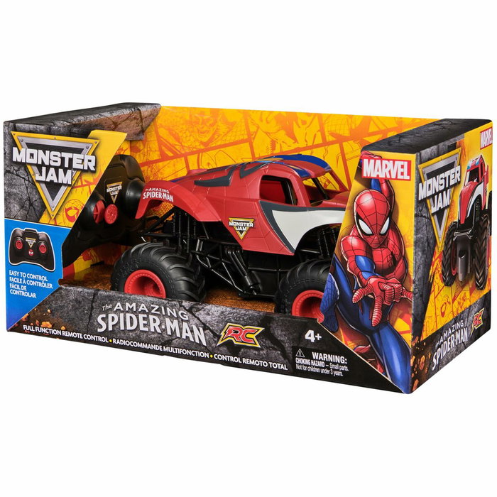 Spinmaster Spider-Man Monster Jam Véhicule radiocommandé 1:24 Spinmaster Spider-Man Monster Jam Véhicule radiocommandé 1:24