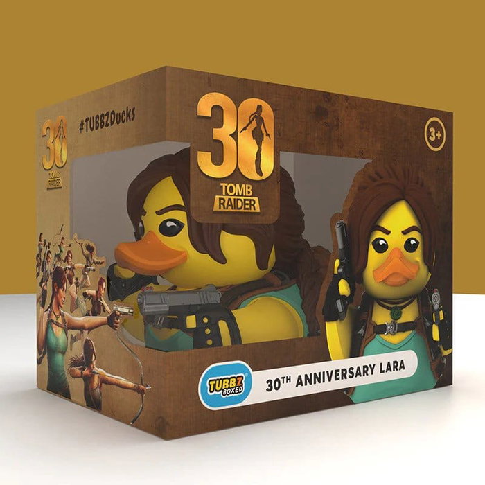Numskull Tomb Raider Tubbz figurine PVC Lara (30th Anniversary) Boxed Edition 10 cm