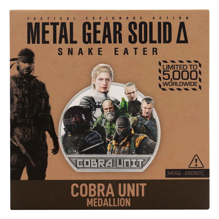 FaNaTtik Metal Gear Solid Delta médaillon Cobra Unit Limited Edition