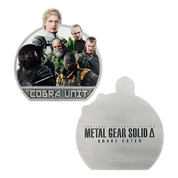 FaNaTtik Metal Gear Solid Delta médaillon Cobra Unit Limited Edition