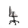 PIQUERAS Y CRESPO Chaise de bureau Algarra, simili cuir blanc, accoudoirs 1D