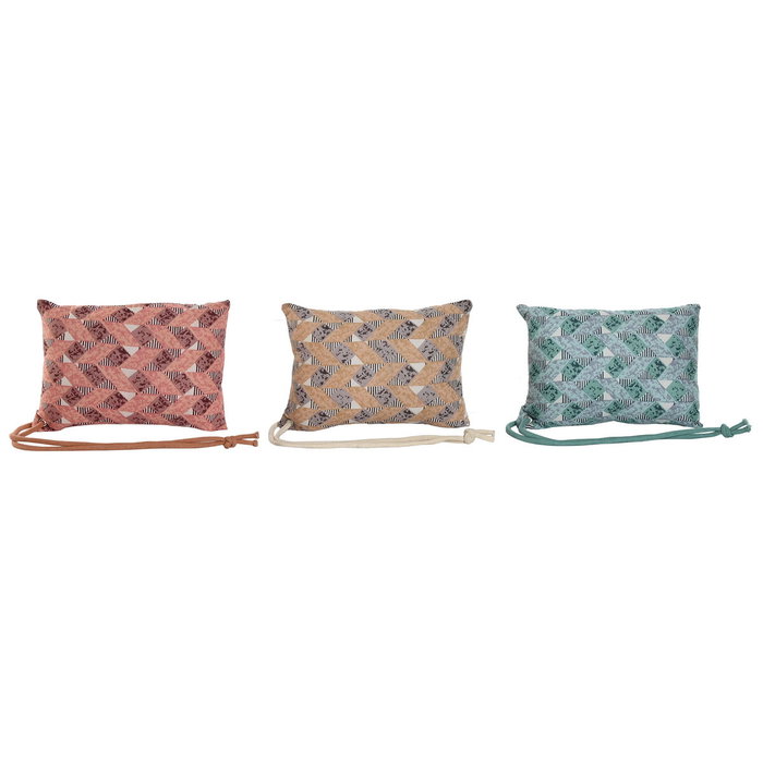 Coussin Home ESPRIT Marron Turquoise Corail 30 x 10 x 20 cm (3 Unités) Coussin Home ESPRIT Marron Turquoise Corail 30 x 10 x 20 cm (3 Unités)