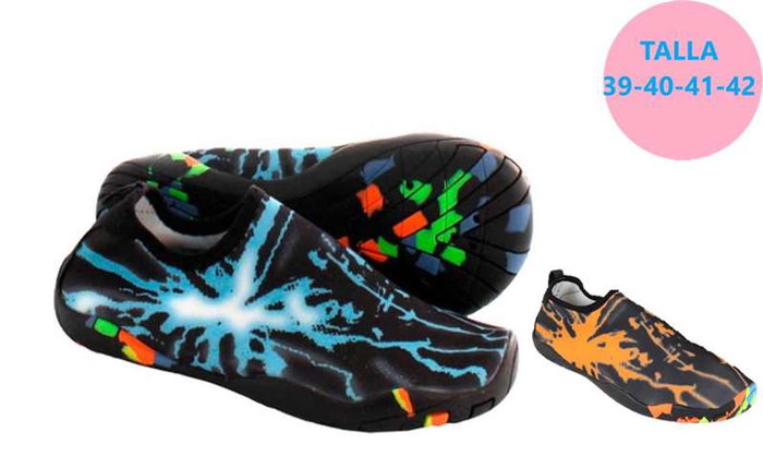 Poessa - Chaussons en Néoprène Unisex Adultes - Taille 39 à 42 - Modèles Assortis Poessa - Chaussons en Néoprène Unisex Adultes - Taille 39 à 42 - Modèles Assortis