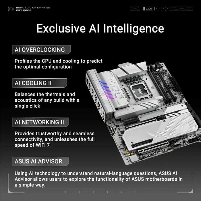 ASUS ROG MAXIMUS Z890 APEX Socket 1851 DDR5 SDRAM LAN 5 GbE ASUS ROG MAXIMUS Z890 APEX Socket 1851 DDR5 SDRAM LAN 5 GbE