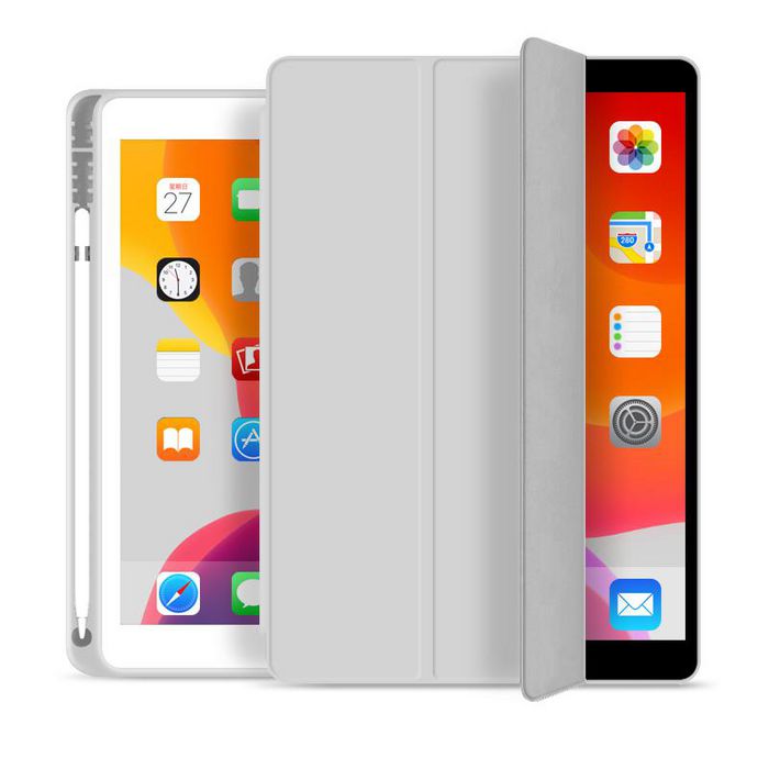 eSTUFF Étui Seattle pour iPad 9,7 (2017/2018) avec emplacement Pencil - Gris eSTUFF Étui Seattle pour iPad 9,7 (2017/2018) avec emplacement Pencil - Gris