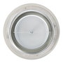 Edm Diffuseur encastré rond Ø125x47mm ABS blanc aluminium