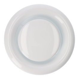 Edm Diffuseur encastré rond Ø125x47mm ABS blanc aluminium