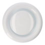 Edm Diffuseur encastré rond Ø125x47mm ABS blanc aluminium