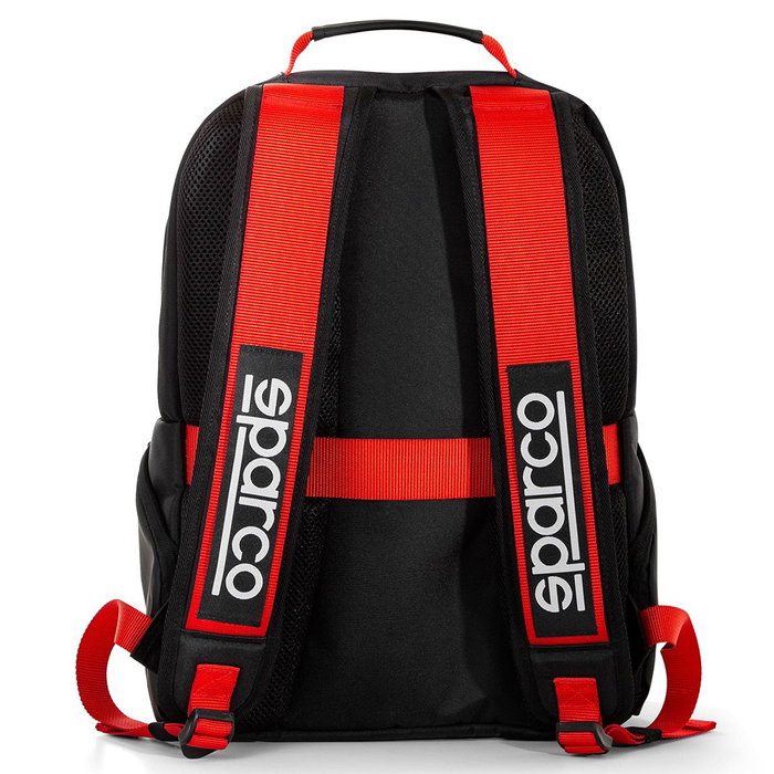 Sparco S016440NRRS Sac à Dos Stage Noir-Rouge 15L 15"