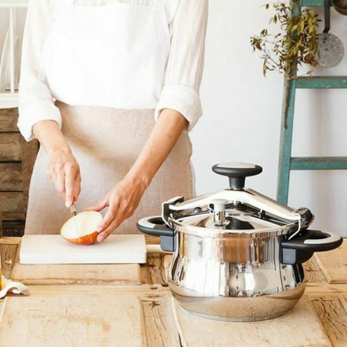 Marmites Express BRA A185501 4,5 L Métal Acier inoxydable Bakélite Marmites Express BRA A185501 4,5 L Métal Acier inoxydable Bakélite