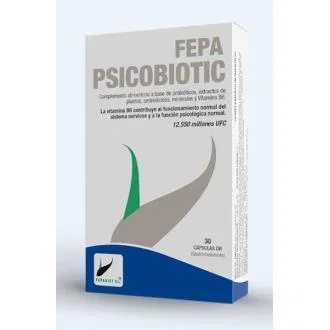 FEPADIET Fepa-Psicobiotic 30 gélules complément alimentaire probiotiques magnésium vitamine B6 FEPADIET Fepa-Psicobiotic 30 gélules complément alimentaire probiotiques magnésium vitamine B6