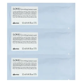 Davines Love Smoothing Masque crème pour traitement des cheveux, lot de 12 x 12 ml