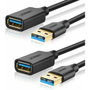 Ugreen Câble Rallonge USB 10368B Noir 1 m