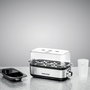Rommelsbacher ER 600 Cuiseur à œufs en acier inoxydable argent