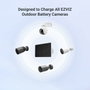 Ezviz Panneau solaire photovoltaïque 12W avec batterie intégrée