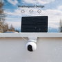 Ezviz Panneau solaire photovoltaïque 12W avec batterie intégrée