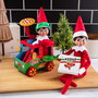 CEFA - The Elf On The Shelf : Repartidor De Pizzas 00278 - Figurine Élève avec Food Truck et Accessoires - Jeu pour Enfants à partir de 3 Ans