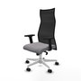 Piqueras y Crespo Chaise de Bureau Albacete Gris et Noir
