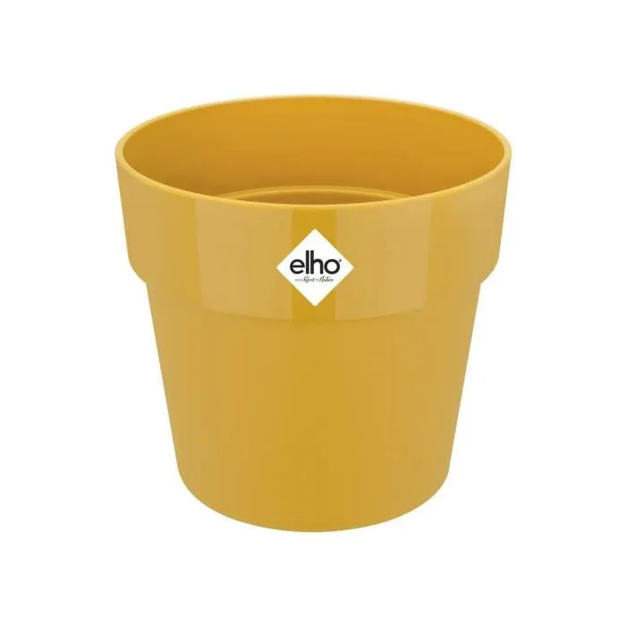 ELHO Pot de fleurs B.FOR ORIGINAL rond 25, couleur ocre - Capacité 7.9L, diamètre 25 cm, hauteur 23 cm - Résistant en polypropylène pour plantes d'intérieur ELHO Pot de fleurs B.FOR ORIGINAL rond 25, couleur ocre - Capacité 7.9L, diamètre 25 cm, hauteur 23 cm - Résistant en polypropylène pour plantes d'intérieur
