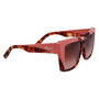 Ferragamo SF1060S-641 Lunettes de soleil Rouge et Rose
