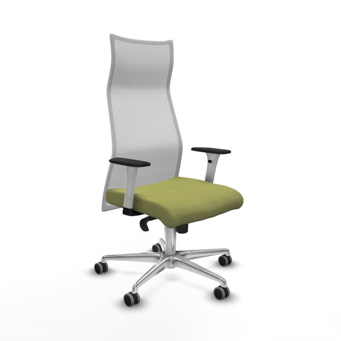Piqueras y Crespo Chaise de Bureau Albacete Vert Olive et Blanc Piqueras y Crespo Chaise de Bureau Albacete Vert Olive et Blanc