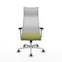 Piqueras y Crespo Chaise de Bureau Albacete Vert Olive et Blanc