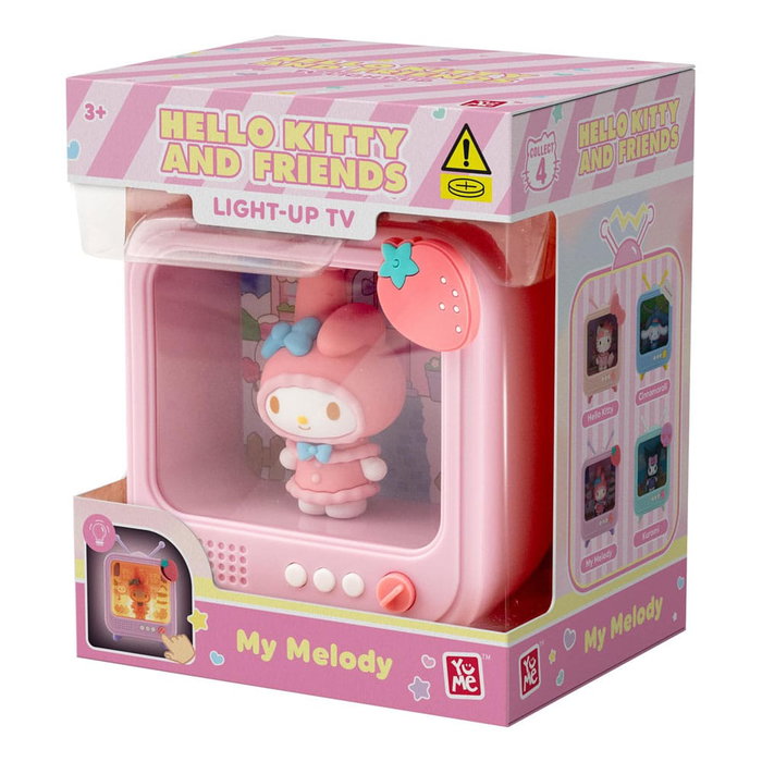 YuMe Toys Sanrio Présentoir figurines mini Bedside Light TV Series Hello Kitty and Friends 8 cm (8)