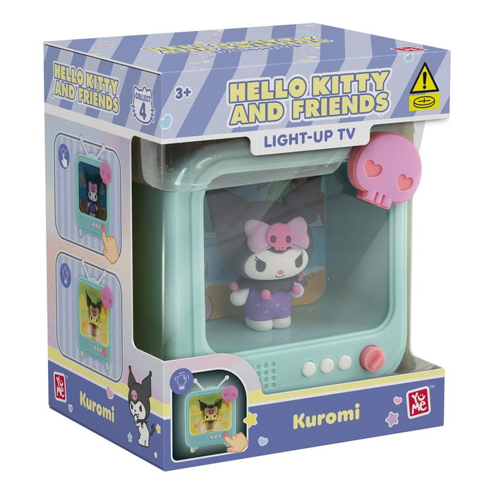 YuMe Toys Sanrio Présentoir figurines mini Bedside Light TV Series Hello Kitty and Friends 8 cm (8)