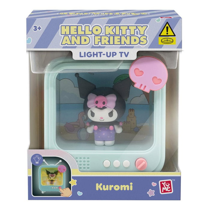 YuMe Toys Sanrio Présentoir figurines mini Bedside Light TV Series Hello Kitty and Friends 8 cm (8)