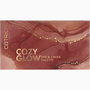 Catrice Palette Yeux et Joues Cosy Glow avec Miroir Intégré, Fard à Paupières et Surligneur, 10g
