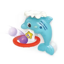 Vtech Baby Mon Dauphin Aqua-Basket - Jouet de bain éducatif avec musique, lumières et ventouses pour enfants - Jeu aquatique et découvertes marines