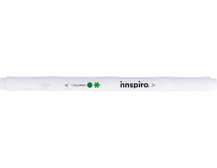 Innspiro Rotulador COLORING vert double pointe 0,4mm/0,8mm Innspiro Rotulador COLORING vert double pointe 0,4mm/0,8mm