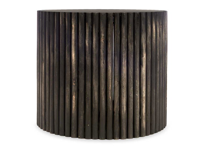 Giftdecor Table Basse Palo Noir 47x44x47 cm Bois